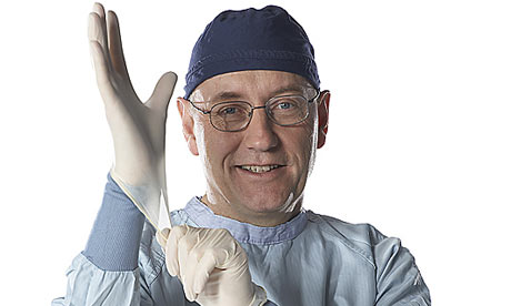 doctor with gloves