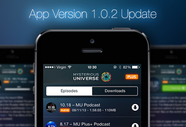 Mysterious Universe App Update 1.0.2