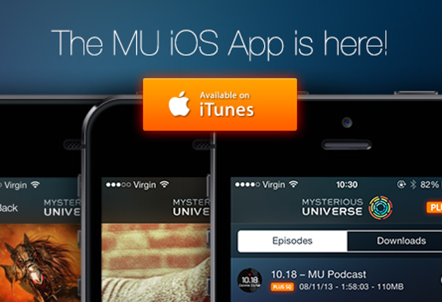 Mysterious Universe Now Available in the App Store