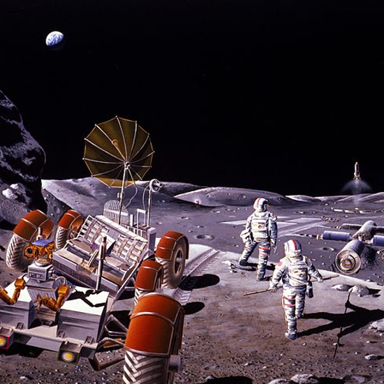 Is There a Giant Space Ship on the Moon?