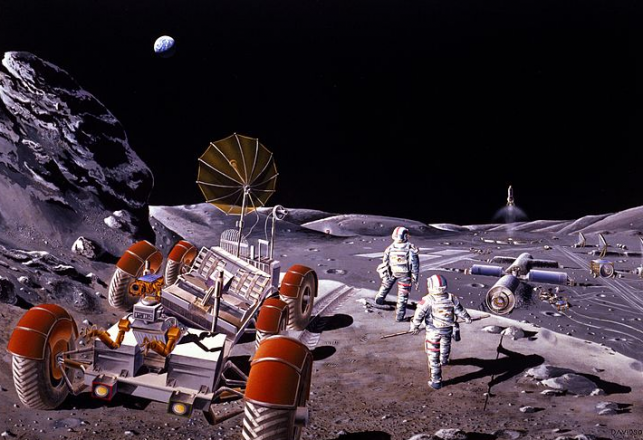 Is There a Giant Space Ship on the Moon?