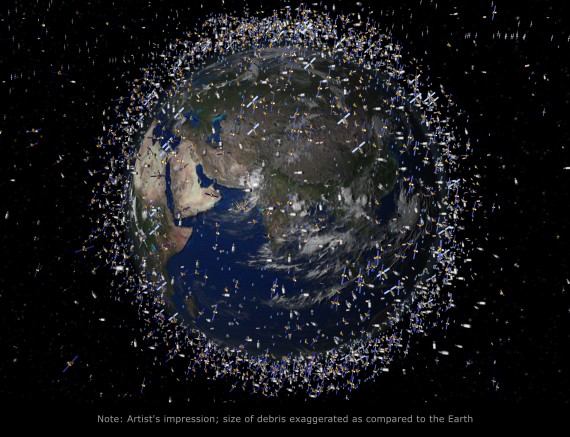 Artists-impression-of-debris-in-low-earth-orbit-Credits-ESA