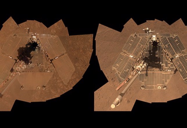 Opportunity Knocks Off the Dust