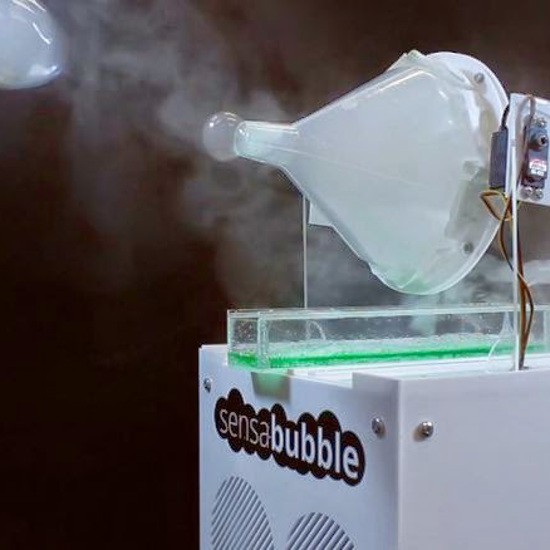 Machine Blows Multi-Sensory Bubble Blasts