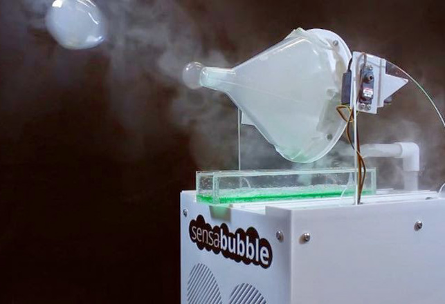 Machine Blows Multi-Sensory Bubble Blasts