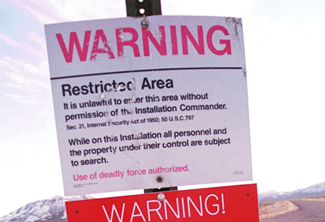 Tourists Enter Area 51, Surrounded by Armed Military Officers