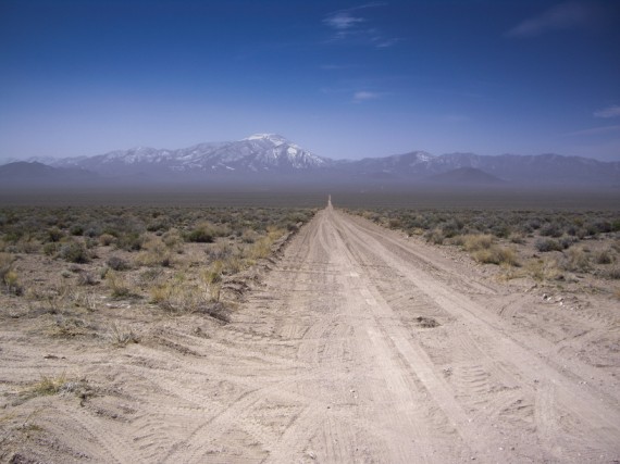 Desert Vista on dirt road