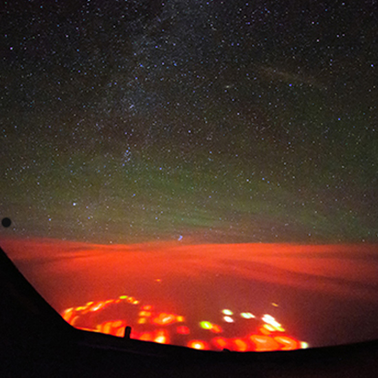 What Caused This Red Glow Over the Pacific Ocean?