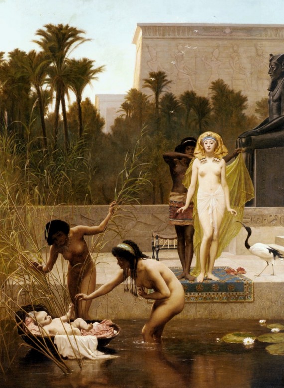 Finding of Moses 1884 Frederick Goodall pd 570x778