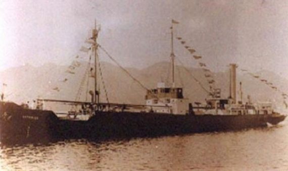 Ghost Ship SS Baychimo Lost in the Artic near Alaska 570x339