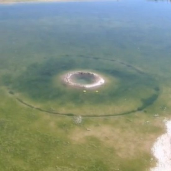 What Caused This Crater in a Utah Pond?
