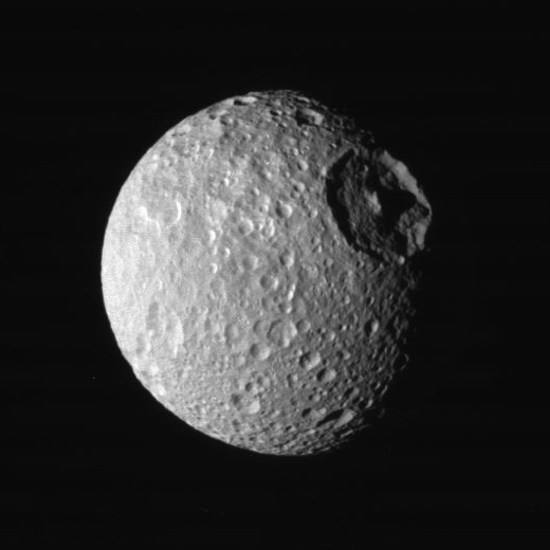 The Puzzling Interior of Saturn’s Death Star Moon
