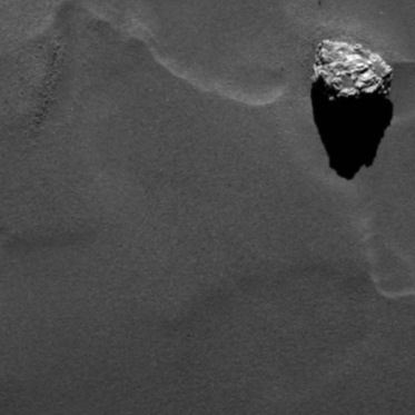 Earthly Pyramid on Comet P67 and Petroglyph on Mars