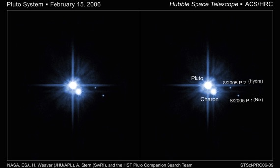 Pluto 640x330 Hubble P2P3 visible NASA