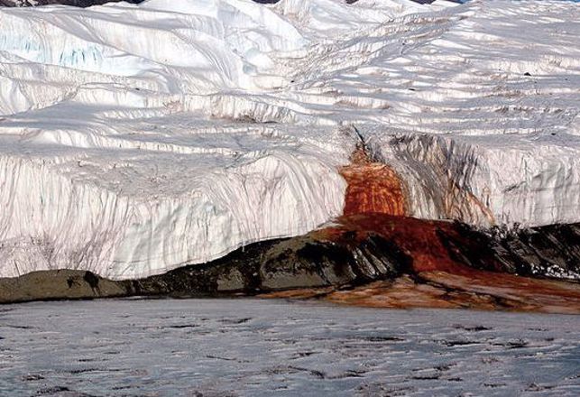 Blood Falls Explained But Purple Water Still a Mystery