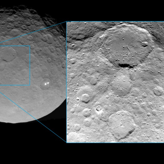 New Photo of Ceres Shows Lines but Avoids the Lights