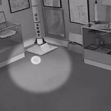 Strange Orb Visits Space Walk of Fame Museum