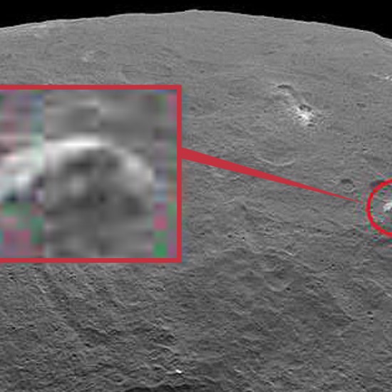Giant Pyramid on Ceres and Secret Spy Plane on the Moon