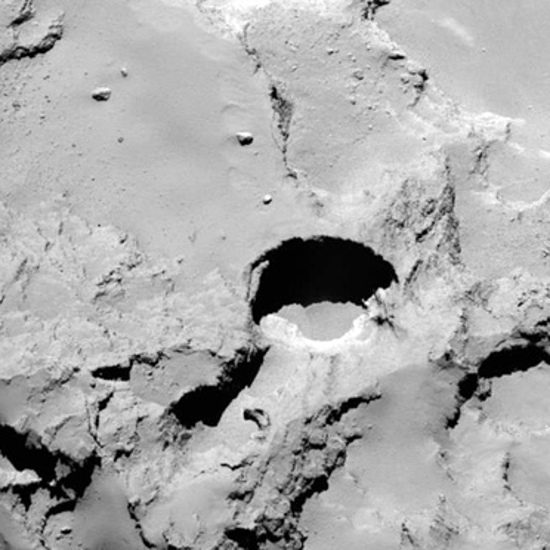 Comet 67P is Covered With Mysterious Giant Sinkholes