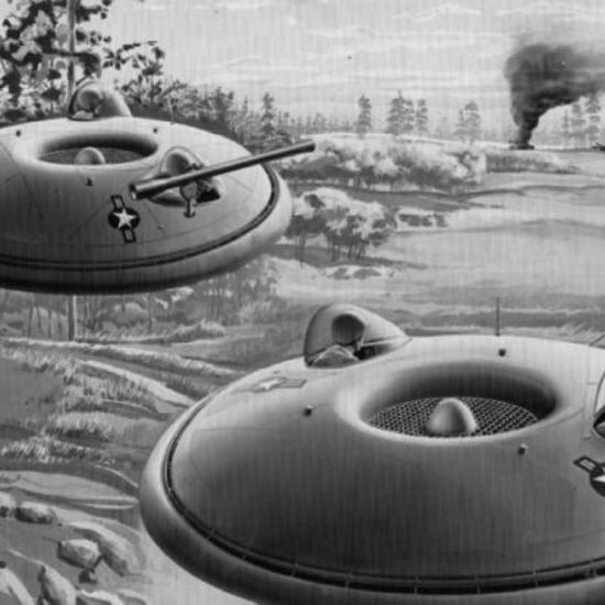 Flying Saucers Used to Make New Air Force Jet