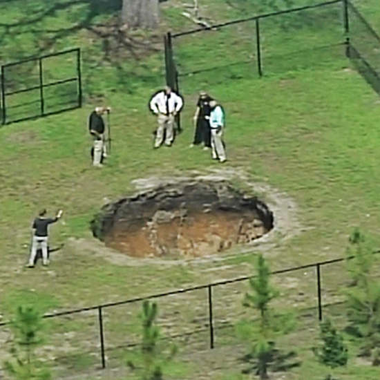 Mysterious Killer Sinkhole Opens Up Again in Florida