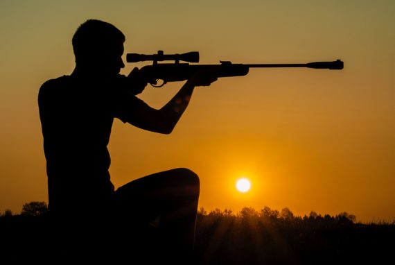man took aim with your sniper rifle