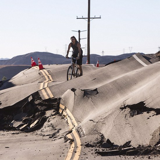 California Road is Mysteriously Mangled in Minutes