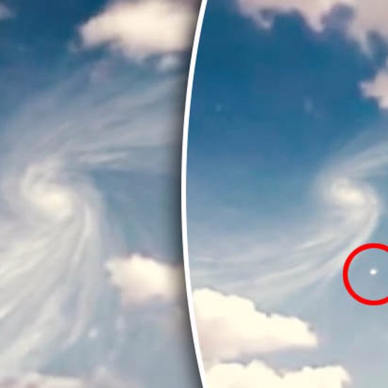 UFO Seen Over Dubai Shortly Before Tower Becomes Inferno