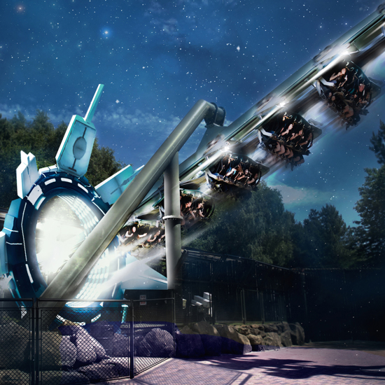 Virtual Reality Roller Coaster Simulates Flying in Space