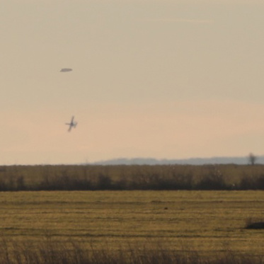 Bulgarian Jets Chase UFO Near Mysterious UFO-Shaped Building