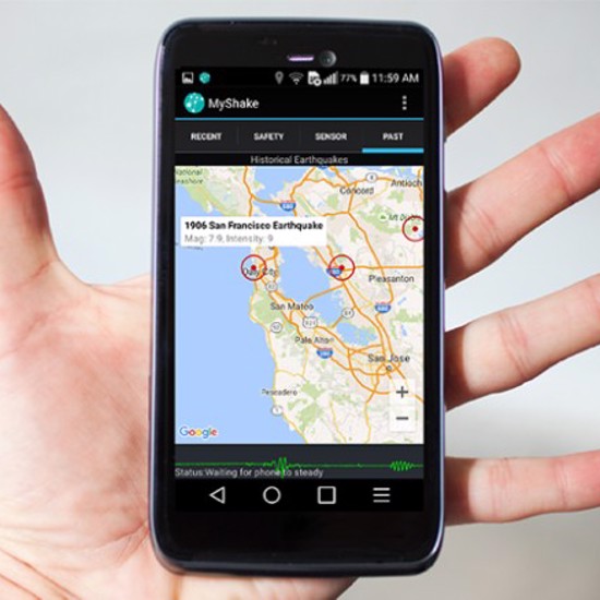 New App Turns Smartphones into Earthquake Warning Systems