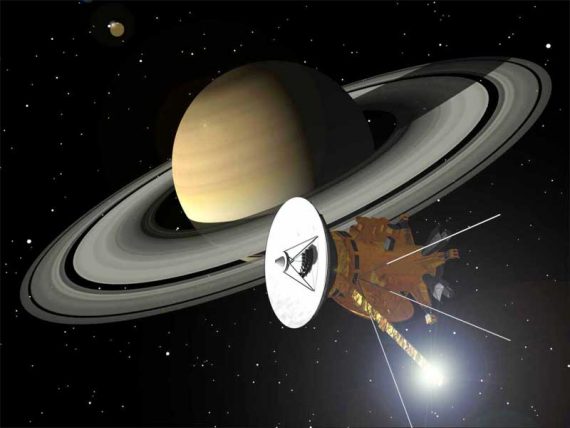 Cassini spacecraft 570x428