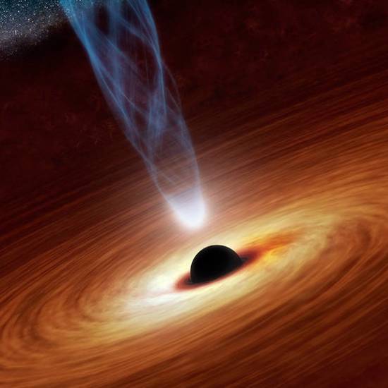 Astronomers Measure Mysterious Object Leaving Black Hole