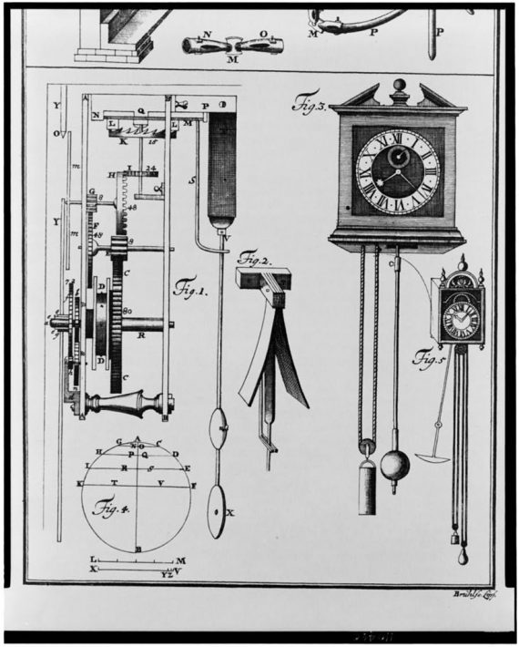 Christiaan Huygens Clock 570x710
