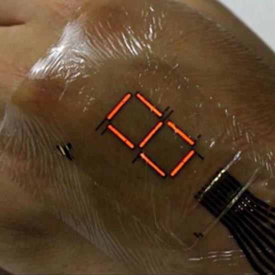 E-Skin Turns Your Body Into a Walking Video Display