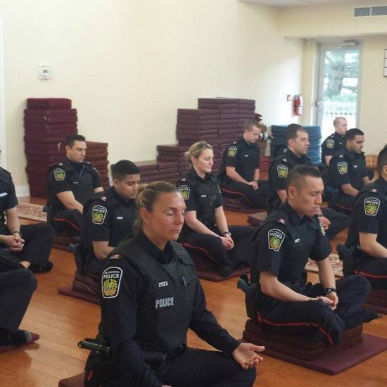 Canadian Police Meditate to Become Good Karma Cops