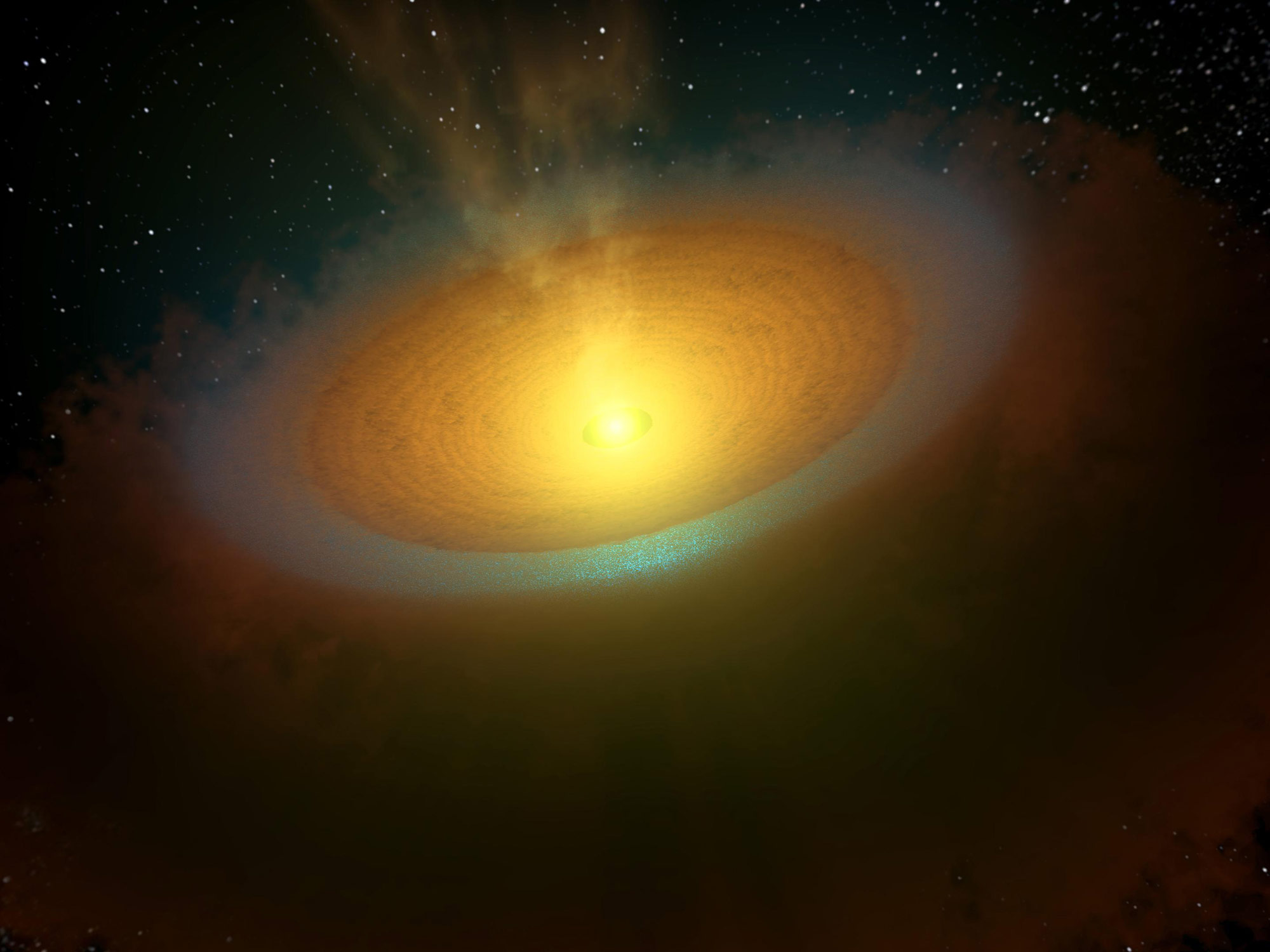 planet forming disk around TW Hydrae