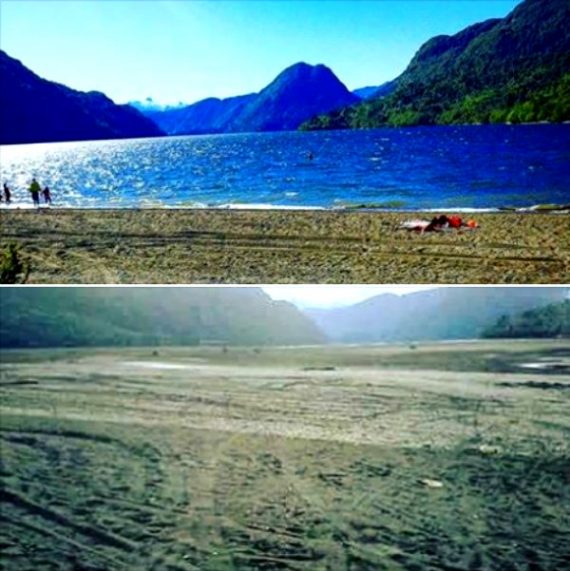 Lake Riesco before after 2 570x571