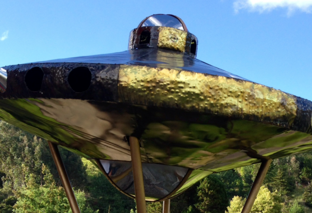 These Otherworldly Memorials Commemorate Famous UFO Incidents in Europe