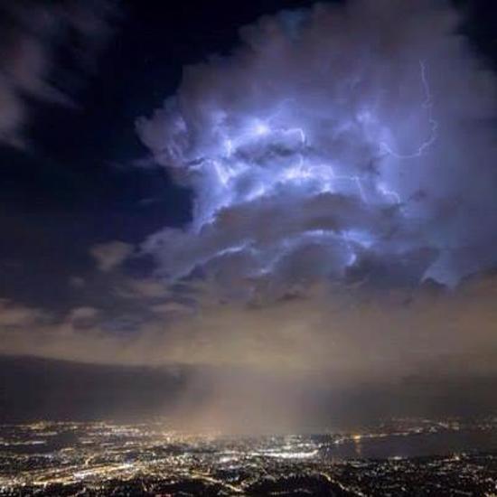 Photos of Strange Clouds Over CERN Causing Concern