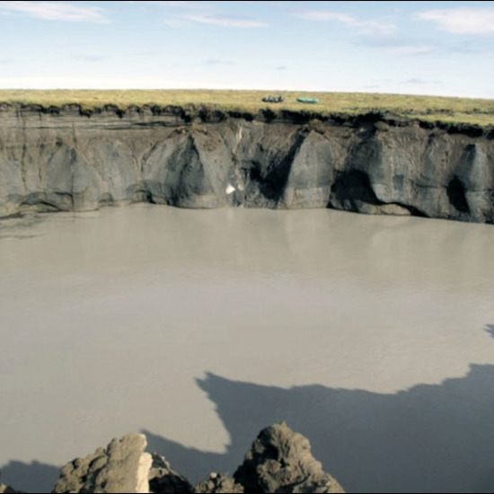 Growing Siberian Crater Caused Explosion and Glow in Sky