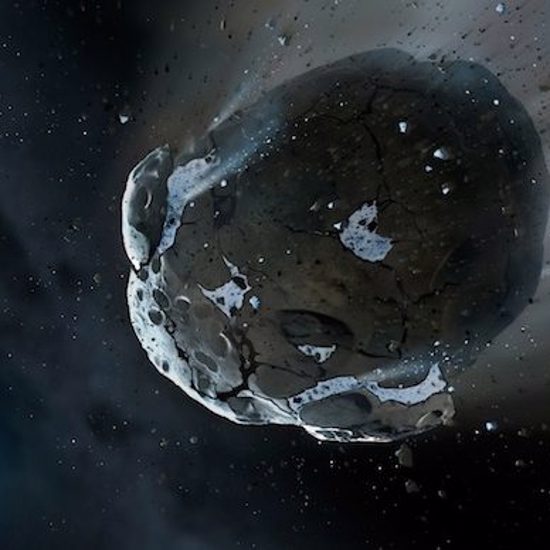 Asteroids Deposited Water On The Moon