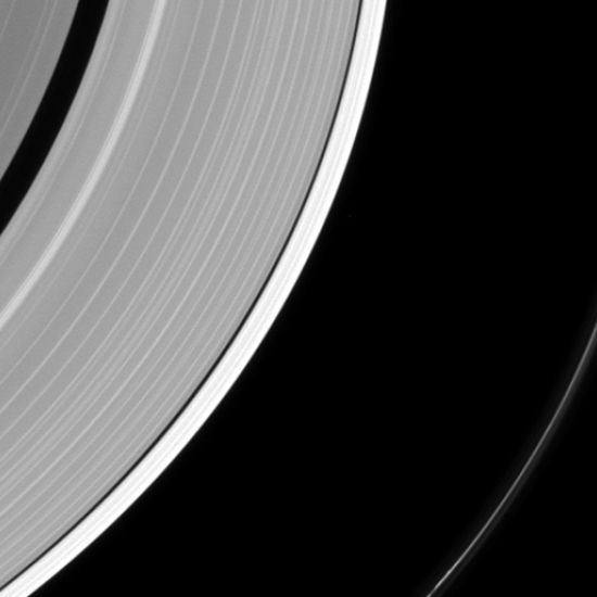 Something Tore a Hole in Saturn’s Outermost Ring