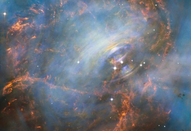 Hubble Captures Amazing Image of the Heart of the Crab Nebula