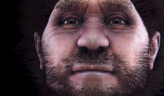 Homo erectus pekinensis   facial reconstruction 570x335