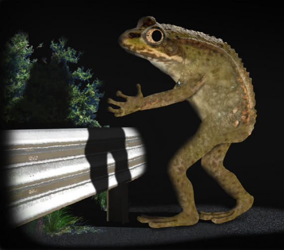 Tim Bertelink rendering of The Loveland Frog 570x503