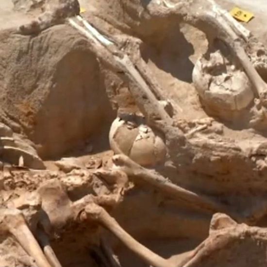 Archaeologists Puzzled by 80 Shackled Skeletons in Ancient Greek Grave