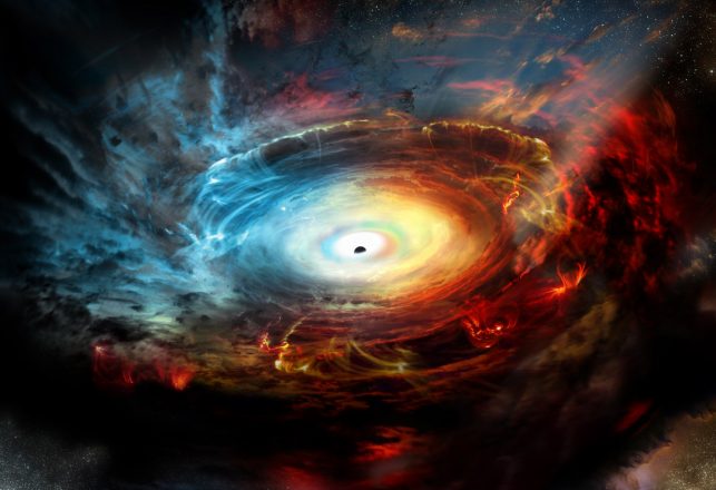 A Supermassive Black Hole Is Shooting Out Cosmic Exhaust