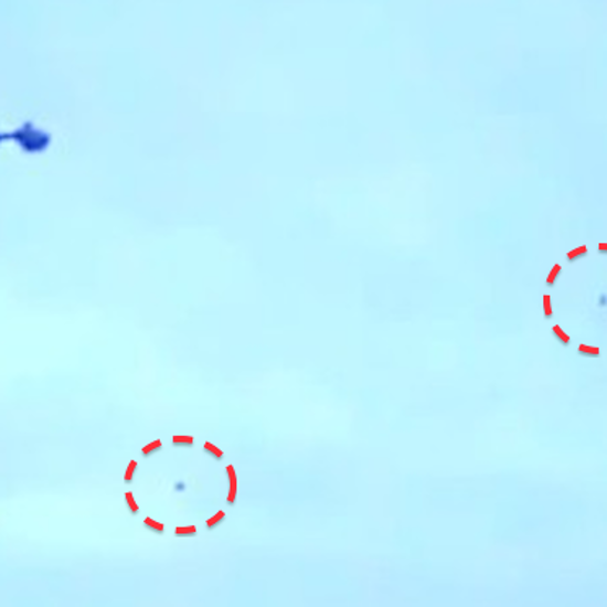 Multiple Sightings Of UFOs Chased By Helicopter In England