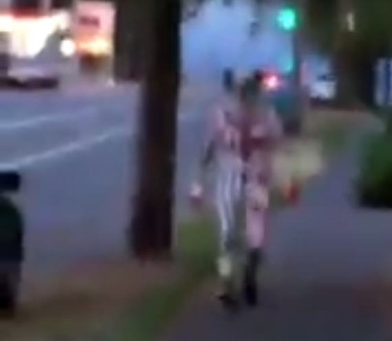 clown walking 570x496
